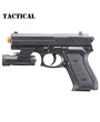 Spring Powered Airsoft Pistol with Laser & Light - Buy Now!