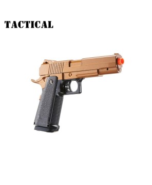 Metal Alloy Spring Airsoft Gold Pistol | Realistic Design & Durable