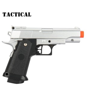 Spring-Powered Airsoft Pistol with Laser & Light