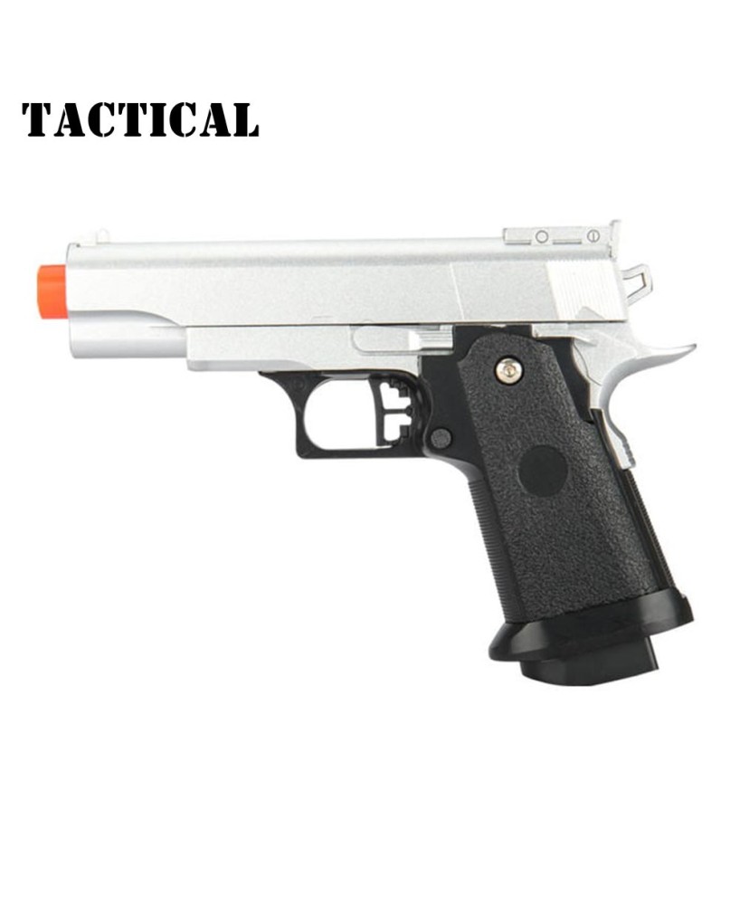 Spring-Powered Airsoft Pistol with Laser & Light