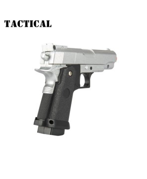 Spring-Powered Airsoft Pistol with Laser & Light