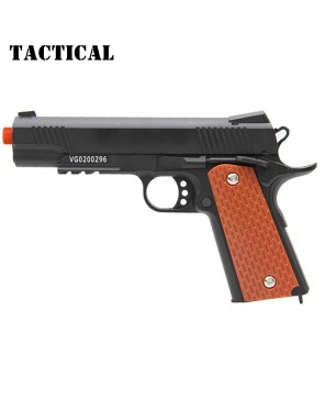 1911 Tac Airsoft Pistol | Metal Alloy, Spring Powered