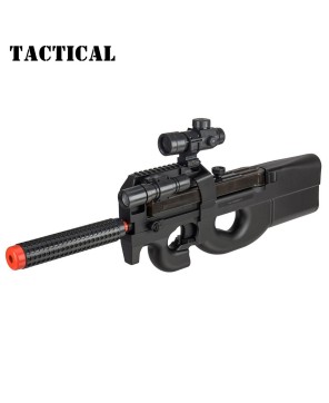 WellFire D90H Electric Airsoft SMG with Target