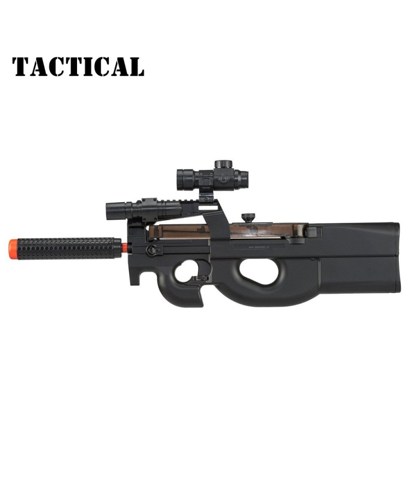 WellFire D90H Electric Airsoft SMG with Target