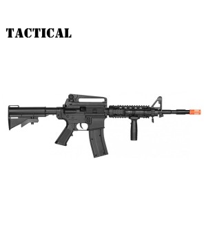 P8909 M4 Spring Airsoft Rifle with Handgrip, Laser & Flashlight