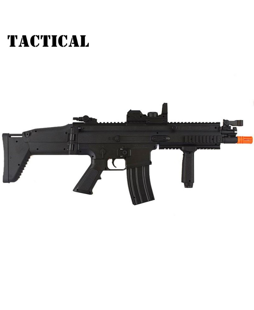 FN Herstal FN-SCAR-L MK16 AEG Airsoft Rifle - Full Auto with Scope