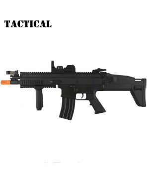 FN Herstal FN-SCAR-L MK16 AEG Airsoft Rifle - Full Auto with Scope