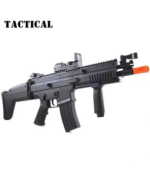 FN Herstal FN-SCAR-L MK16 AEG Airsoft Rifle - Full Auto with Scope