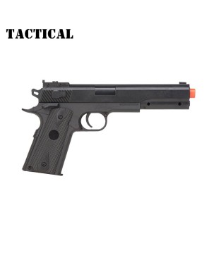 M4 Spring Airsoft Rifle and M1911 Pistol Combo - Tactical Black