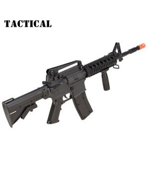 M4 Spring Airsoft Rifle and M1911 Pistol Combo - Tactical Black