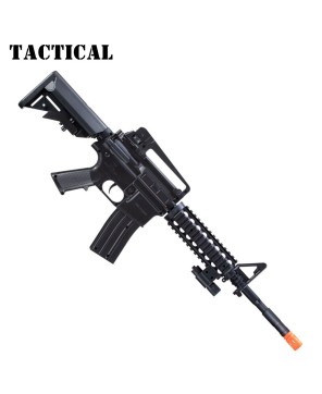 Spring Airsoft Rifle with Laser Sight - Lightweight ABS