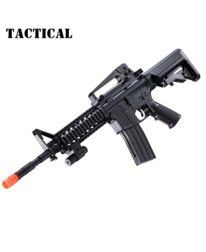 Spring Airsoft Rifle with Laser Sight - Lightweight ABS