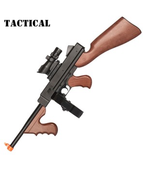 325 FPS M1921 Spring Tommy Airsoft Gun with Drum Magazine