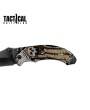 8" Native American Indian Skull Pocket Knife