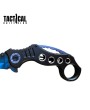 8" Military Blue Karambit Claw Knife