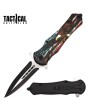 Spring Assisted Dagger Knife with Eagle Handle - Tactical Gear