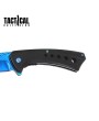 Tactical Blue Cleaver Folding Knife | Spring Assist Pocket Razor Blade