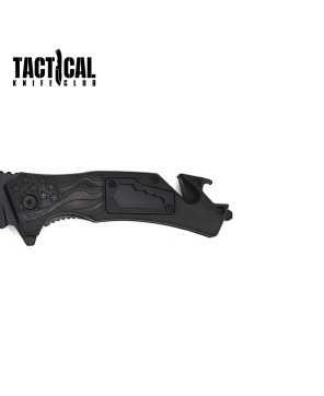 8" Military Tactical Spring Assisted Pocket Knife - Multi Tool