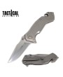 Tactical Rescue Pocket Knife - 4.5" Closed with Glass Breaker & Cutter