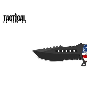 Tactical American Beer Spring Assisted Pocket Knife - 3.5" Blade