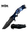 8.5" Tactical Spring Assisted Pocket Knife - Razer Blade