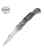 Wolf Bolster Handle Lockback Folding Pocket Knife - Arctic Wolf