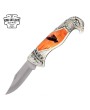 American Bald Eagle Head Lockback Knife - 8" Overall