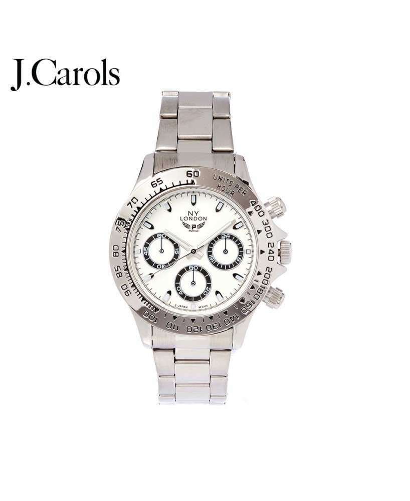 Stylish Metal Mens Watch with Sapphire Glass