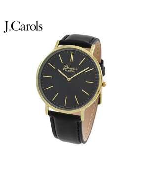 Stylish Men's Leather Strap Watch