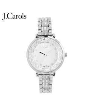 Women's Quartz Watch Diamond Accent Mesh Strap Stainless Steel