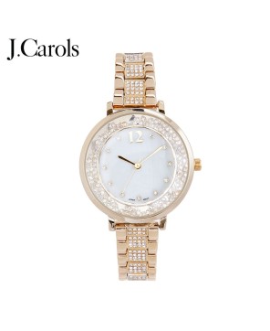 Women's Quartz Watch Diamond Accent Mesh Strap Stainless Steel