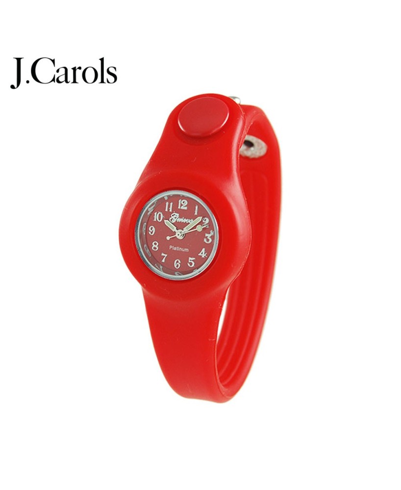 Red Silicone Children's Watch | Durable & Fun Kids Timepiece