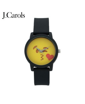 Heart Smiley Emoji Watch - Playful and Charming Timepiece