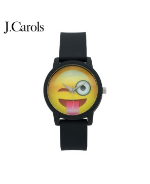 Heart Smiley Emoji Watch - Playful and Charming Timepiece