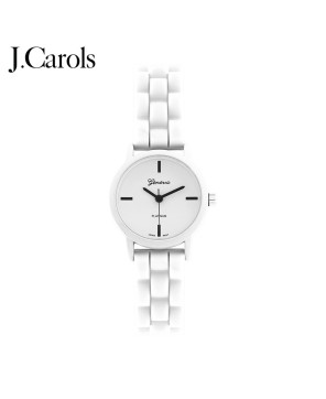 Elegant Stainless Steel Quartz Dial Luxury Bracelet Women's Watch