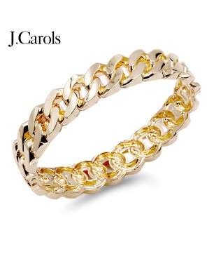 Gold Plated Hinged Bangle Bracelets