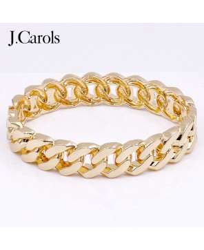 Gold Plated Hinged Bangle Bracelets