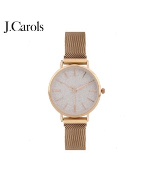 Preppy Women's Rose Gold Alloy Steel Watch