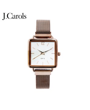 Elegant Quartz Bracelet Watch for Women - Stainless Steel Strap