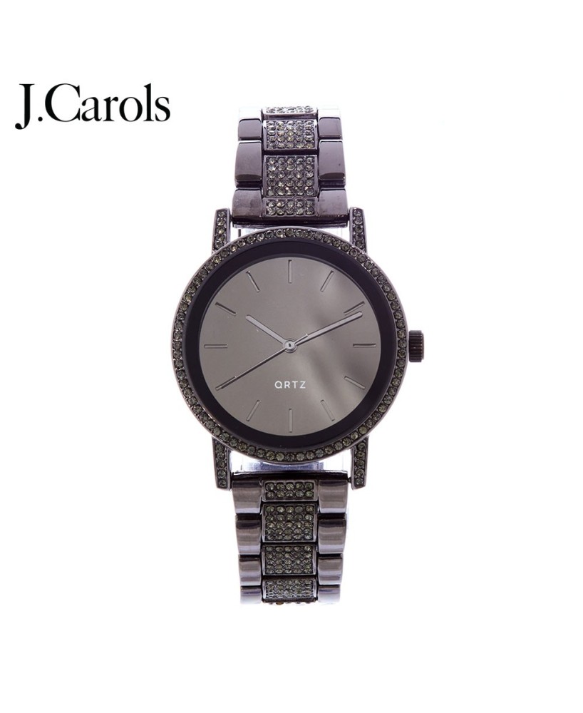 Classic Ladies' Watch with Black Hematite & Swarovski Crystals