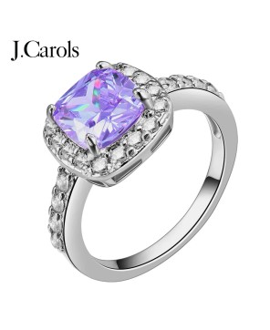 Stunning Princess Cut Square Engagement Rings - Multiple Colors