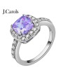 Stunning Princess Cut Square Engagement Rings - Multiple Colors
