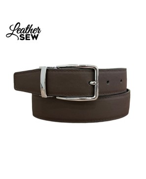 A37 Men's Reversible Belt - Twist Buckle Design