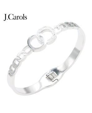 Stainless Steel Hinged Bangle Bracelets - Durable & Stylish Designs