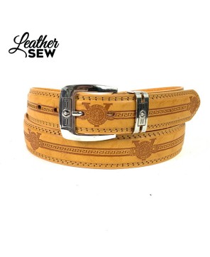 Genuine Leather Casual Men's Belt - Stylish & Durable Accessories