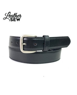 Men's Money Belt with Hidden Zipper Pocket - Casual Jean Belt