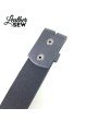 Interchangeable Leather Belt Strap - Customize with Your Own Buckles