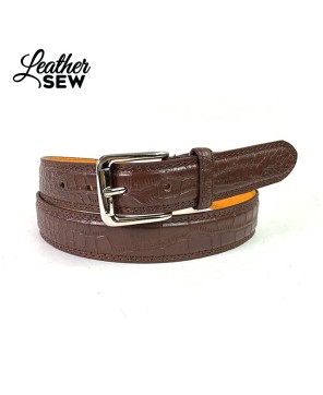 Stylish Men's Casual Belt - Textured Pattern for Everyday Wear