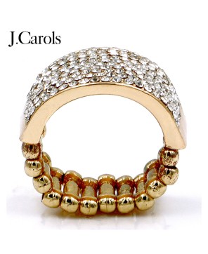 Stunning Rhinestone Crystal Stretch Rings | Sparkling Colors