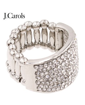 Stunning Rhinestone Crystal Stretch Rings | Sparkling Colors